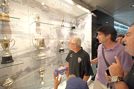 La sala de trofeos fue uno de los momentos más recordados.