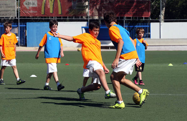 La segunda semana del IV Campus de Verano de fútbol de la Escuela Municipal de San Blas (EDM).