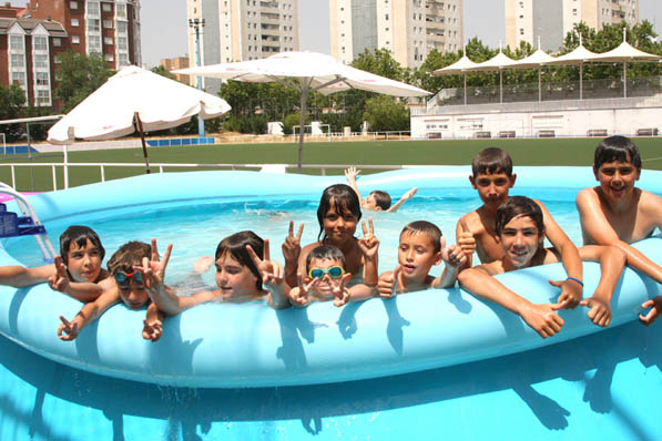La segunda semana del IV Campus de Verano de fútbol de la Escuela Municipal de San Blas (EDM).