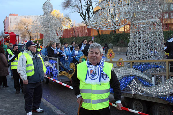 La Escuela Deportiva Municipal de San Blas ha participado en la Cabalgata de Reyes del distrito de San Blas-Canillejas.