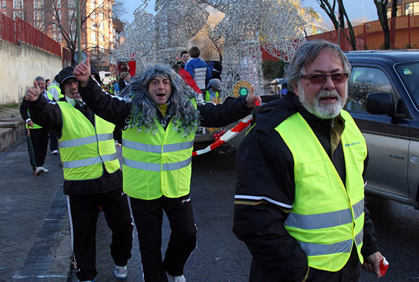 La Escuela Deportiva Municipal de San Blas ha participado en la Cabalgata de Reyes del distrito de San Blas-Canillejas.