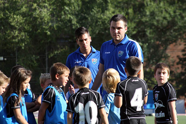 Miguel Casado (22) y Borja Useros (23) son inseparables como entrenadores y también como amigos.