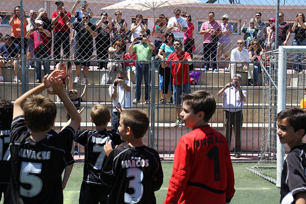 El Benjamín B consigue el segundo título de liga del F7 para la Escuela de San Blas.
