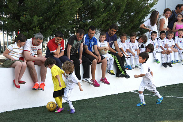 Los chupetines cumplen en su primer año como futbolistas