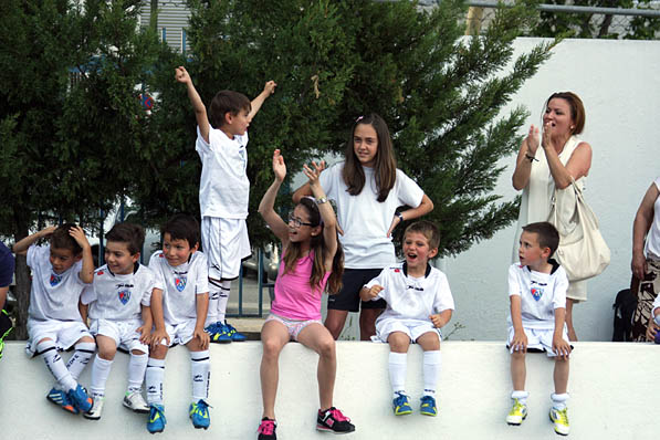 Los chupetines cumplen en su primer año como futbolistas