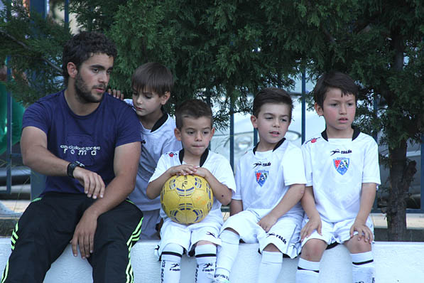 Los chupetines cumplen en su primer año como futbolistas