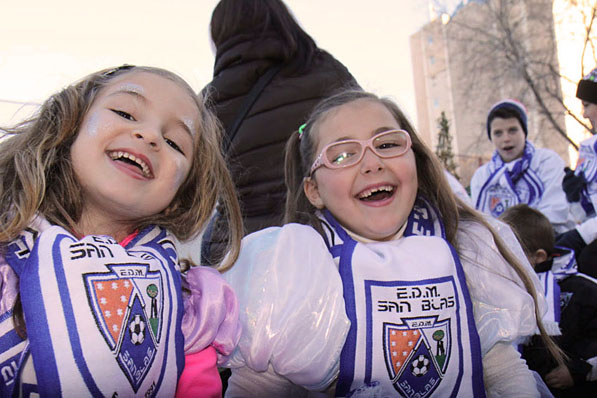 La EDM San Blas participó en la Cabalgata de Reyes de San Blas-Canillejas