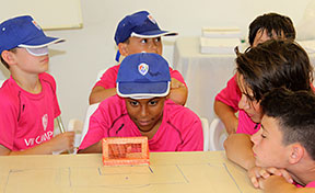 Clases de inglés en el campus de verano