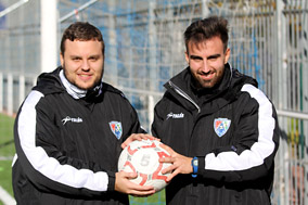 Santiago Dueñas y David Ladrón de Guevara, Alevín B