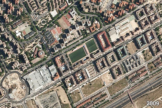 La Avenida de Guadalajara, desde el cielo, 2009